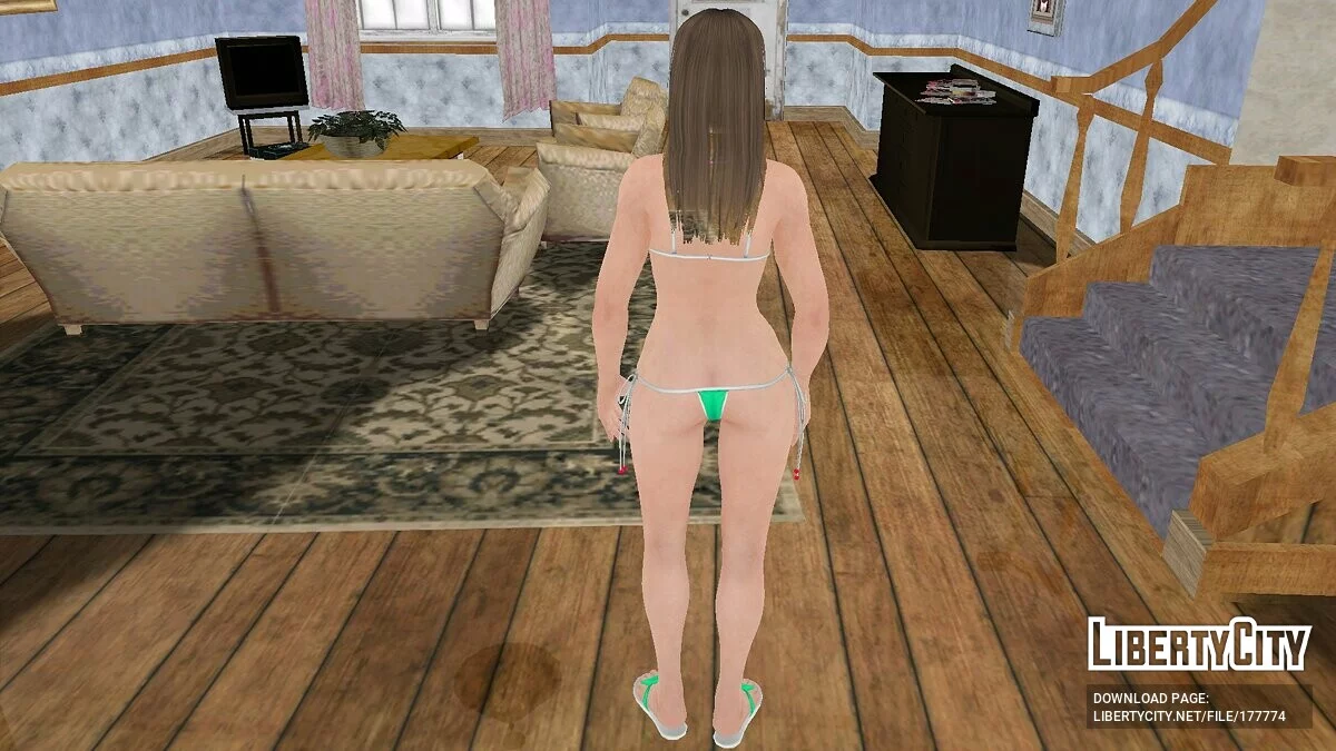 Hitomi en micro-bikini / GTA San Andreas
