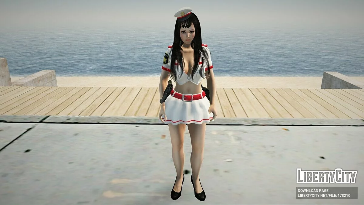 Kokoro en costume de policier / GTA San Andreas
