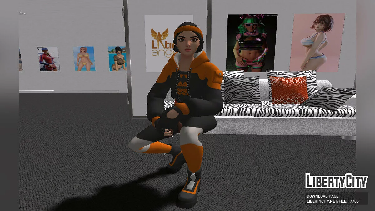 Cinnamon from Fortnite / GTA San Andreas