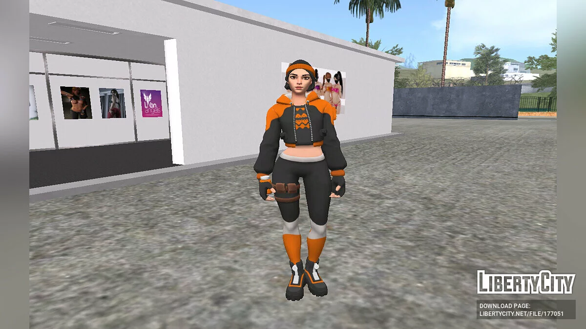 Cinnamon from Fortnite / GTA San Andreas
