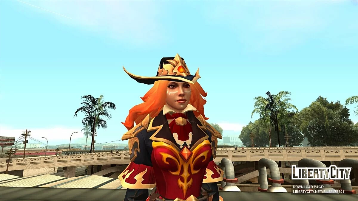 Lina de Dota 2 / GTA San Andreas