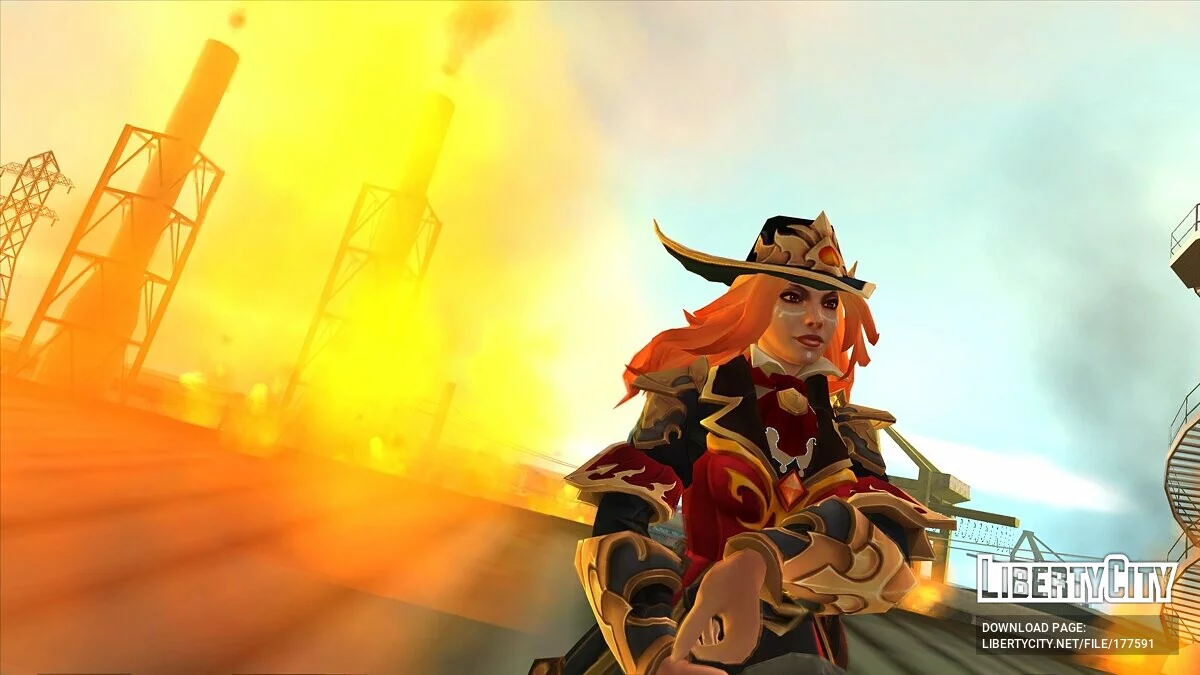 Lina de Dota 2 / GTA San Andreas