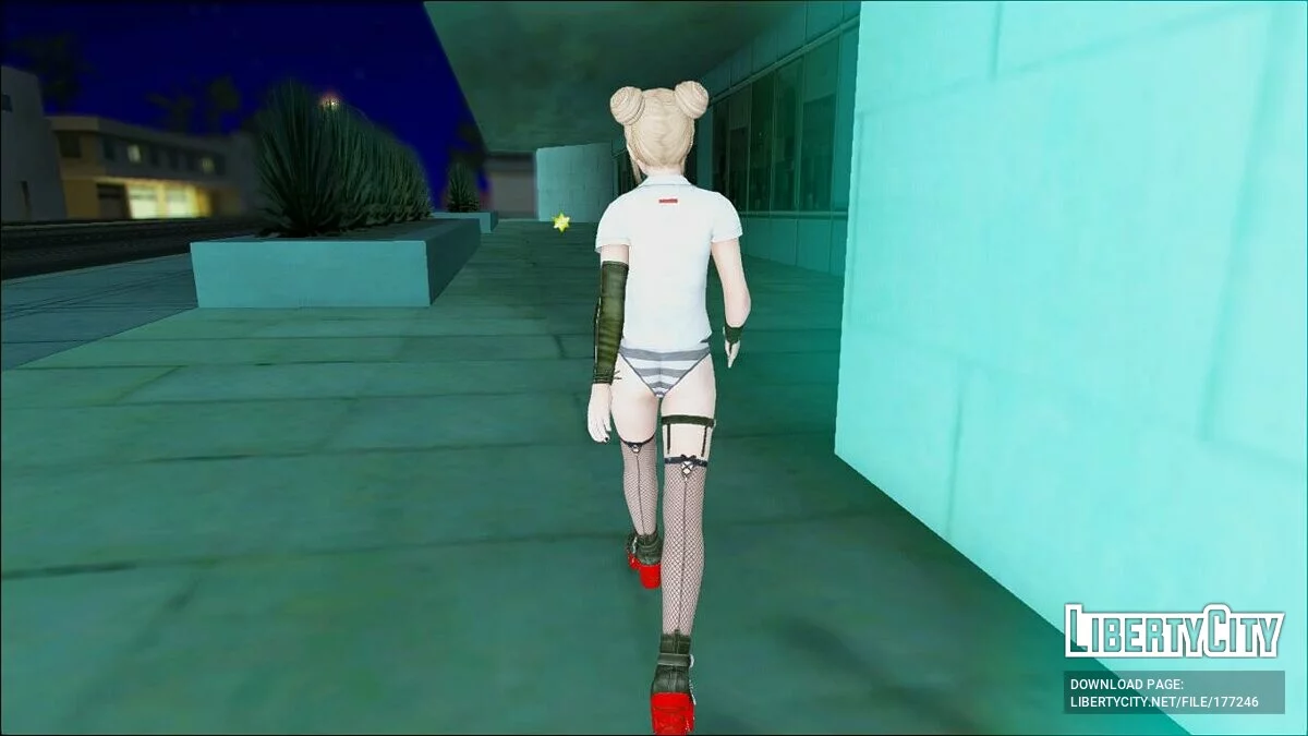 Мэри Роуз в униформе / GTA San Andreas