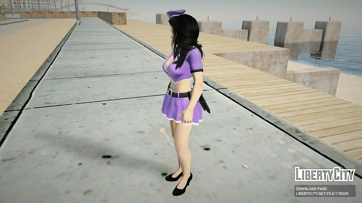 Моміджі в поліцейському костюмі / GTA San Andreas