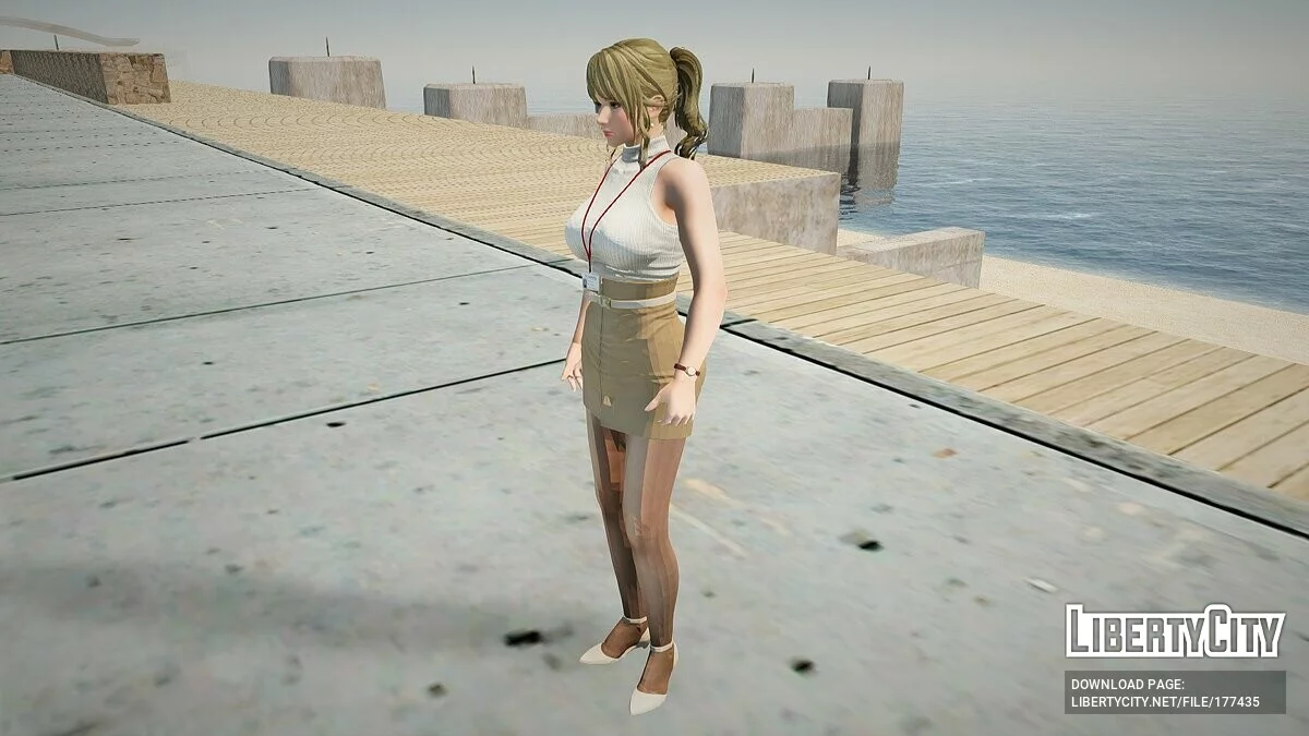 Моника в офисной одежде / GTA San Andreas