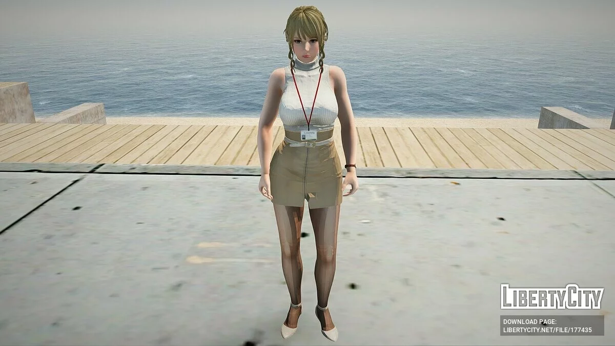 Моника в офисной одежде / GTA San Andreas