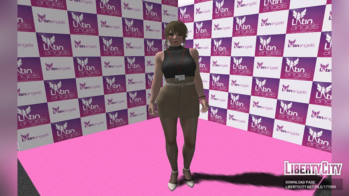 Monika dalam Pakaian Kantor / GTA San Andreas
