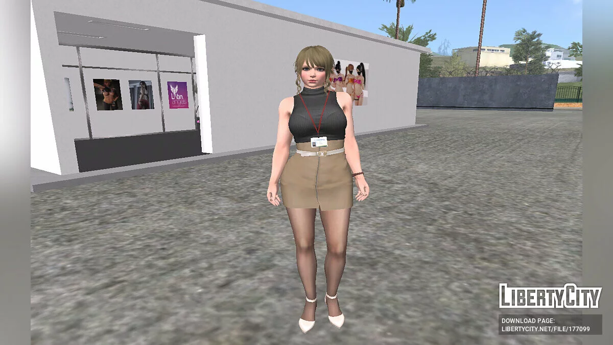 Monika dalam Pakaian Kantor / GTA San Andreas