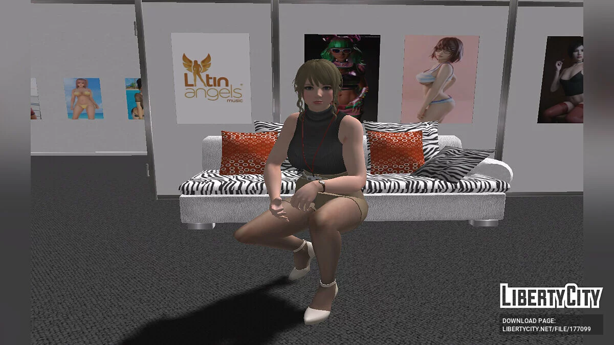 Monika dalam Pakaian Kantor / GTA San Andreas