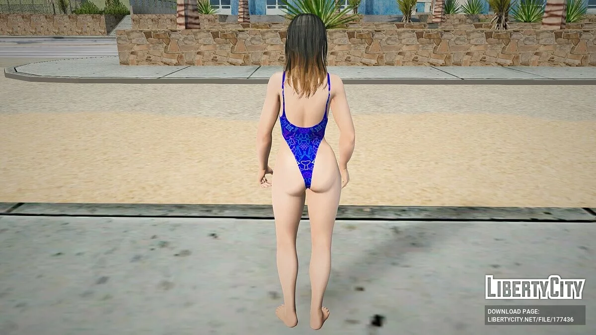 Nanami in a swimsuit / GTA San Andreas