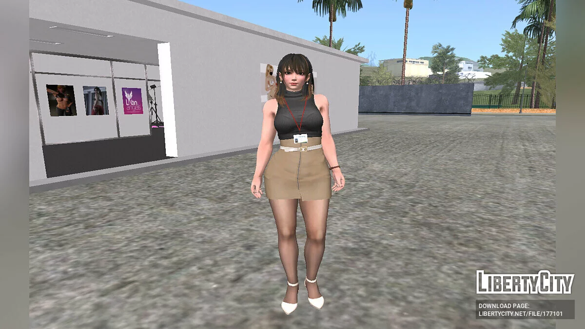 Nanami dalam Pakaian Kantor / GTA San Andreas