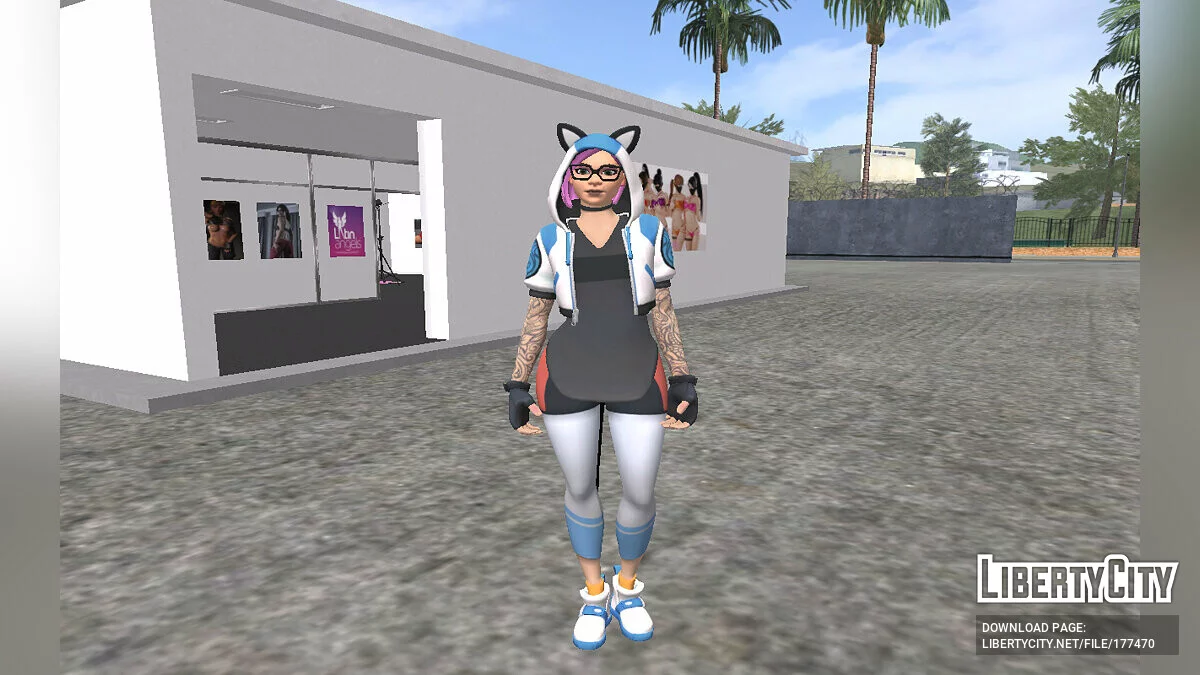 Neon Lynx from Fortnite / GTA San Andreas