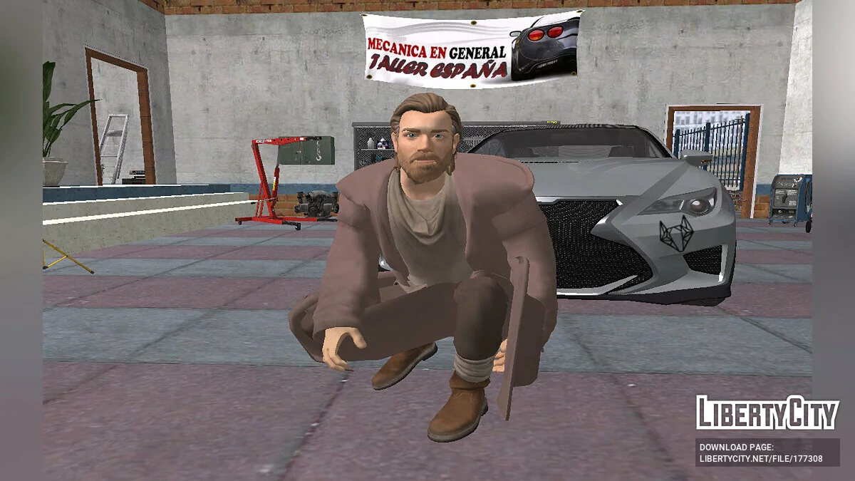 Obi-Wan Kenobi from Fortnite / GTA San Andreas