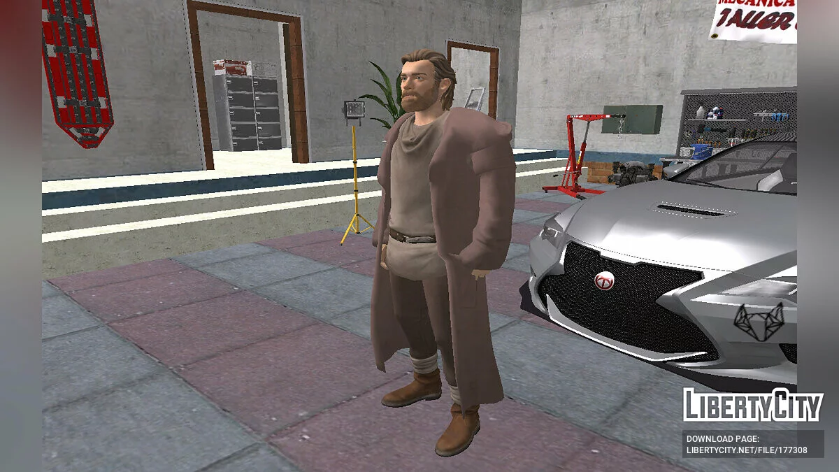 Obi-Wan Kenobi from Fortnite / GTA San Andreas