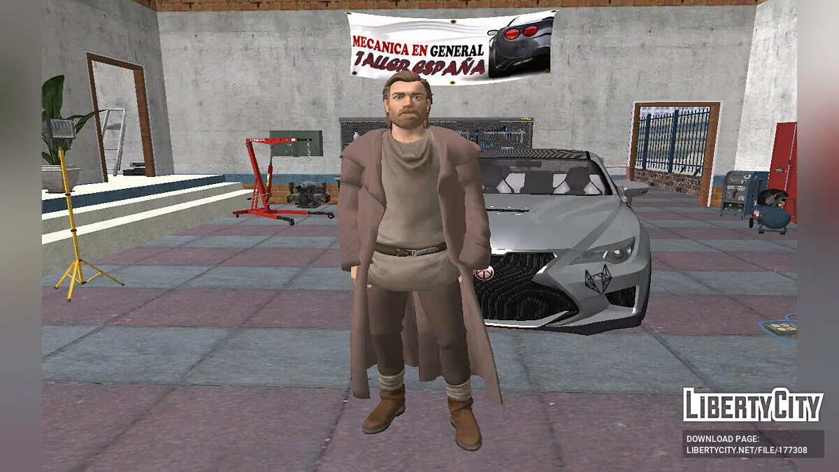 Obi-Wan Kenobi from Fortnite / GTA San Andreas