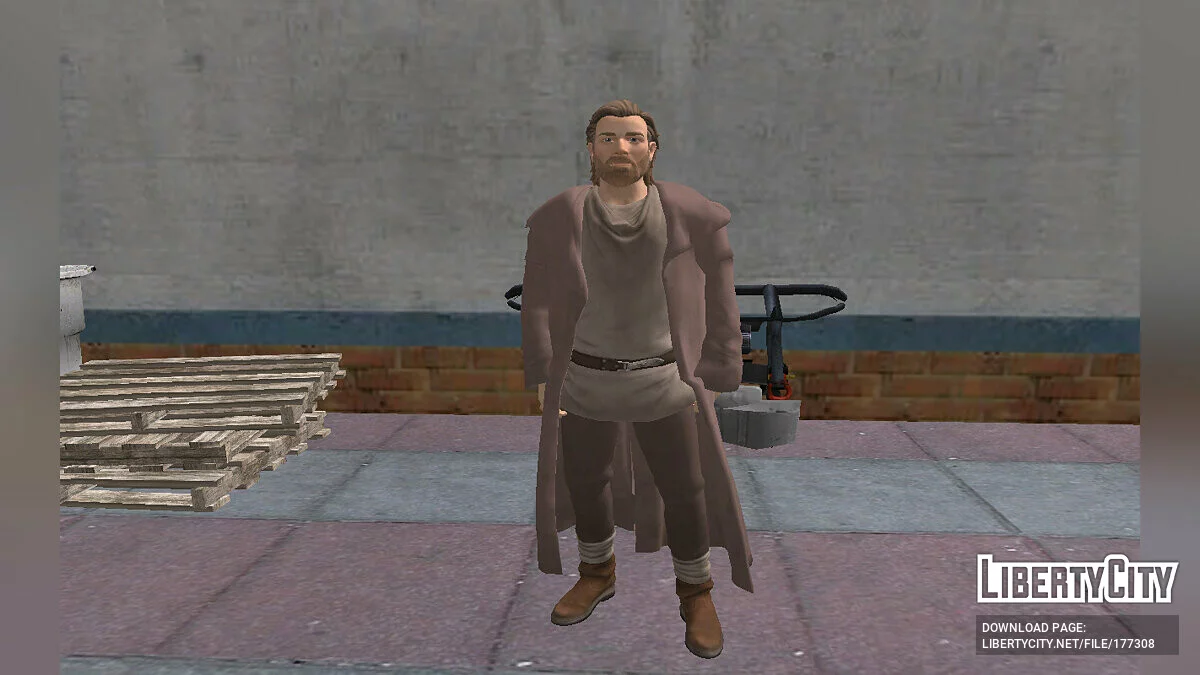 Obi-Wan Kenobi from Fortnite / GTA San Andreas