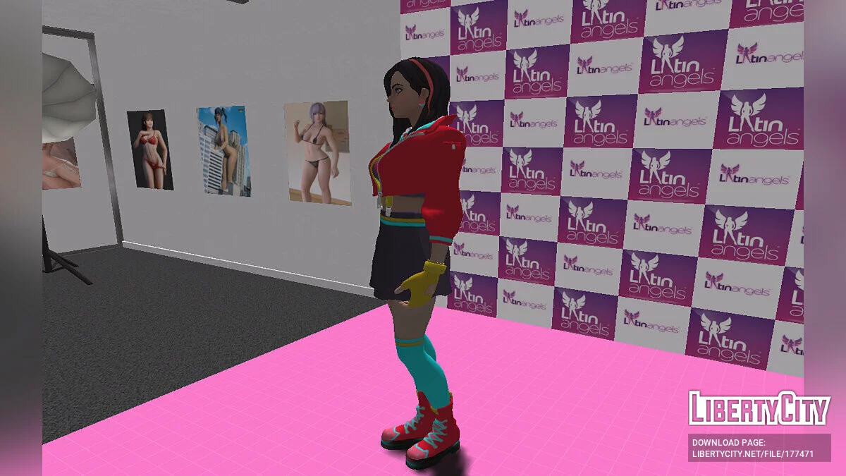 Roxy from Fortnite / GTA San Andreas