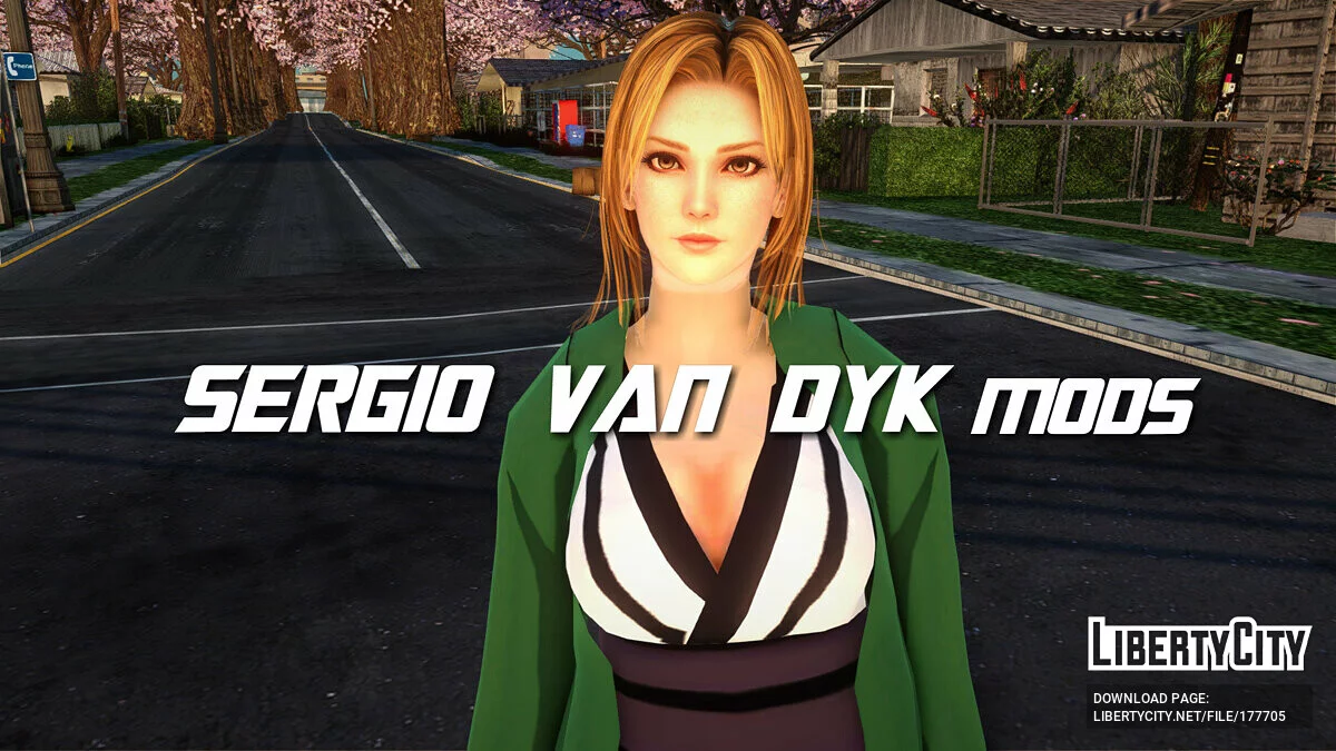 Tina Armstrong con el disfraz de Tsunade / GTA San Andreas