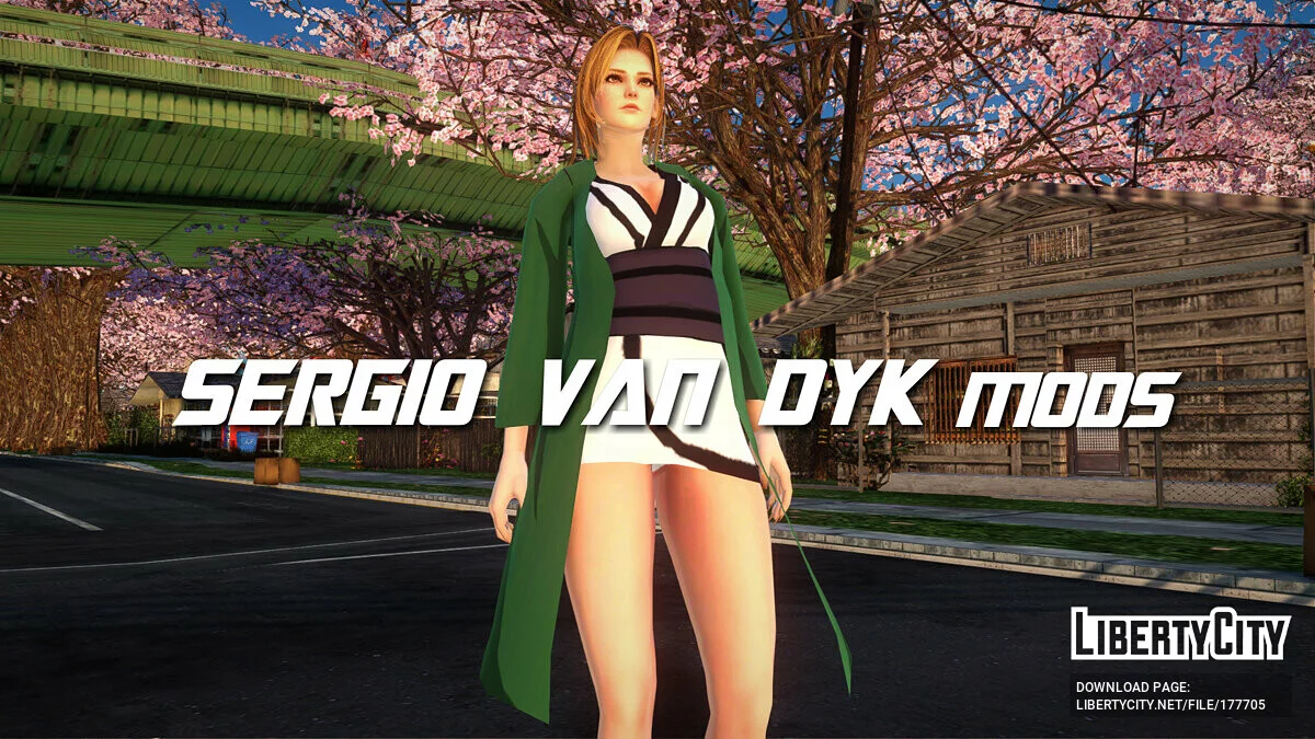 Tina Armstrong con el disfraz de Tsunade / GTA San Andreas
