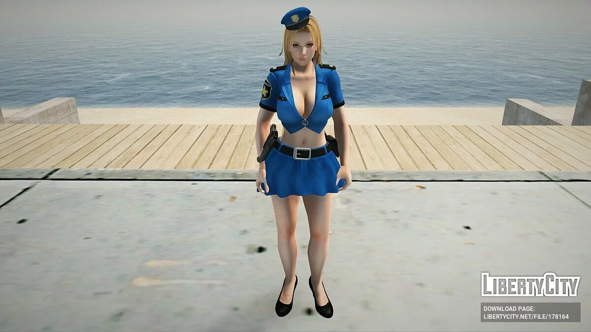 Tina Armstrong im Polizei-Outfit / GTA San Andreas