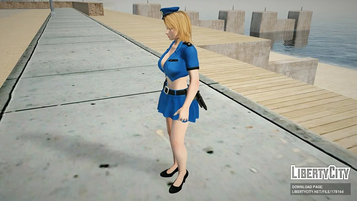 Tina Armstrong im Polizei-Outfit / GTA San Andreas
