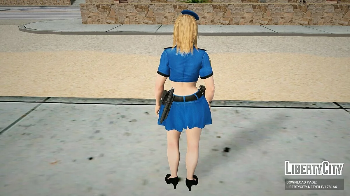 Tina Armstrong im Polizei-Outfit / GTA San Andreas