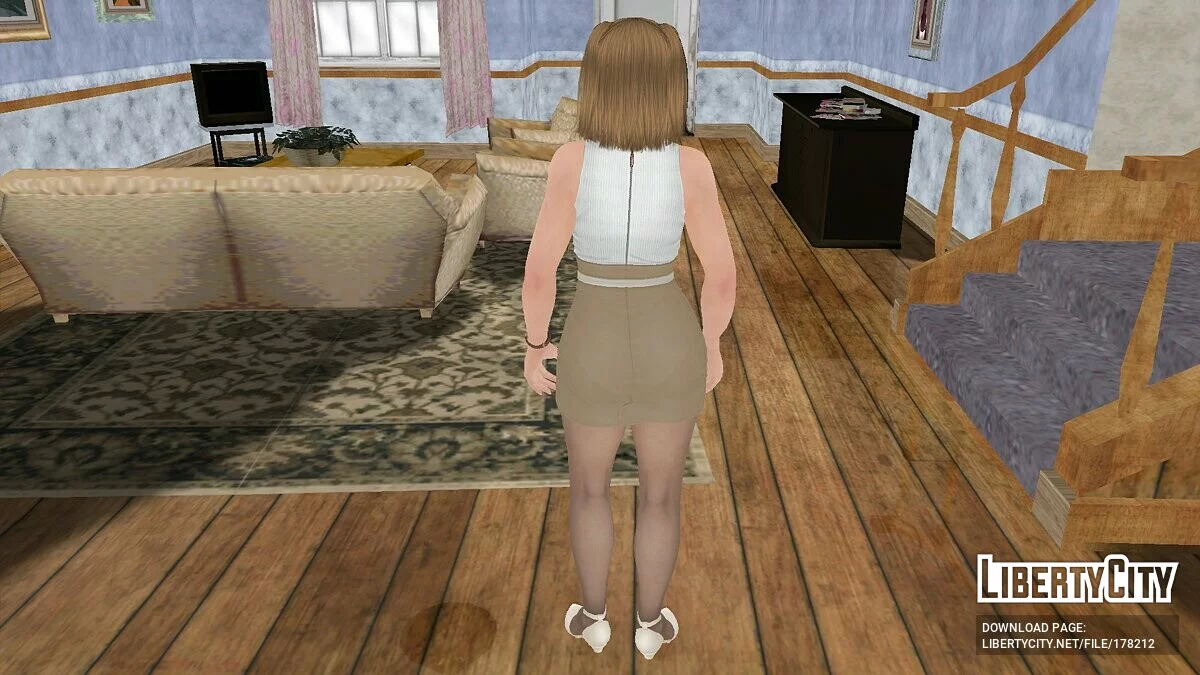 Tina Armstrong em roupa de escritório / GTA San Andreas