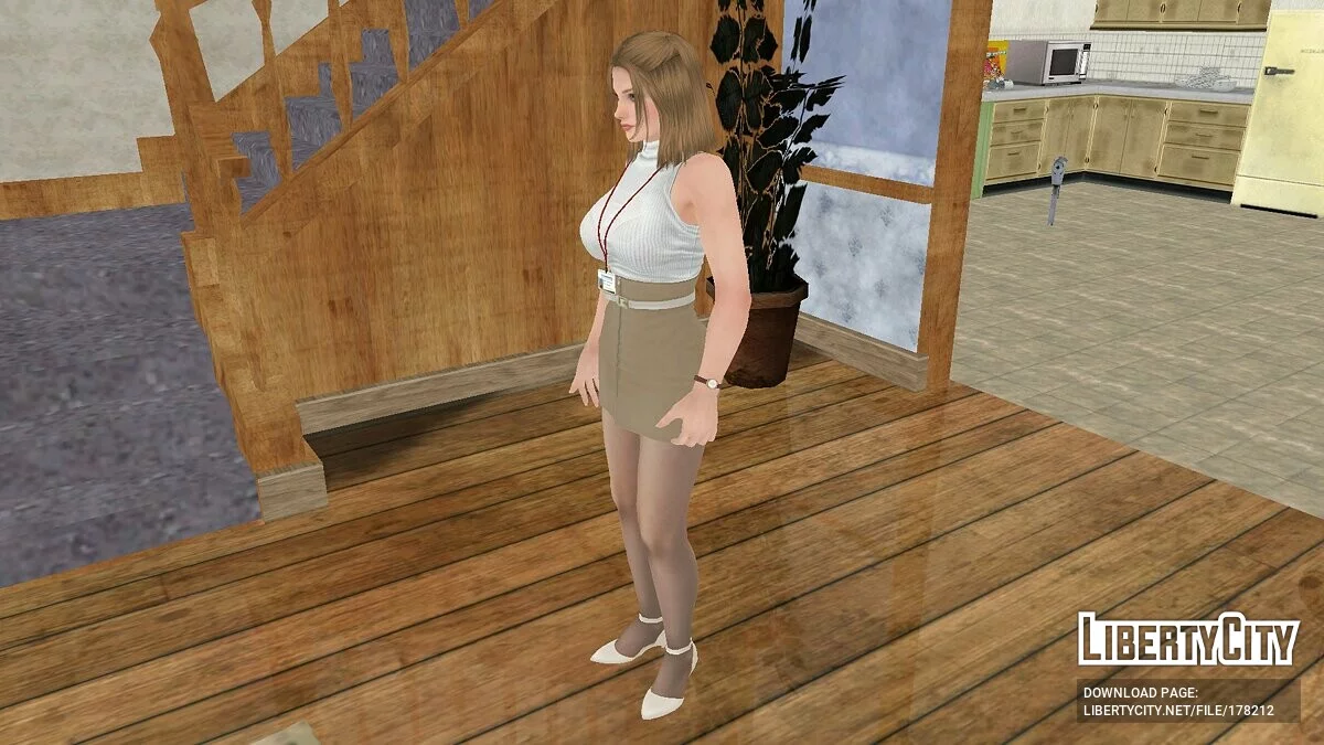 Tina Armstrong em roupa de escritório / GTA San Andreas