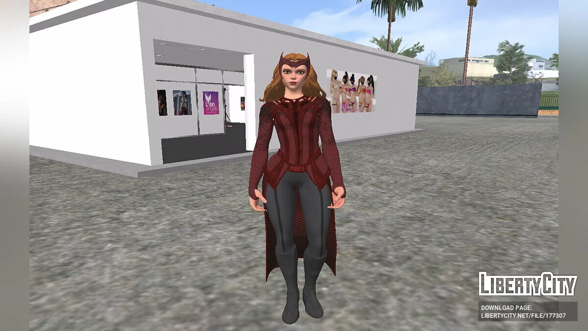 Wanda Scarlet Witch from Fortnite / GTA San Andreas