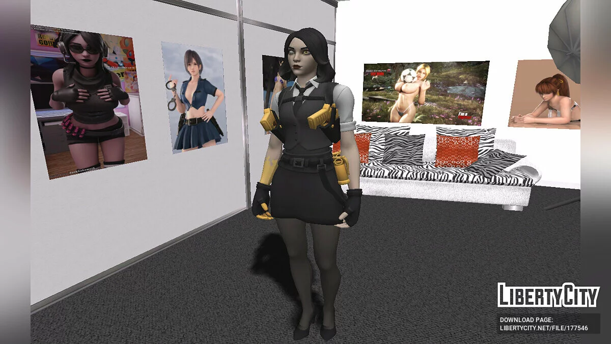 Marigold from Fortnite / GTA San Andreas