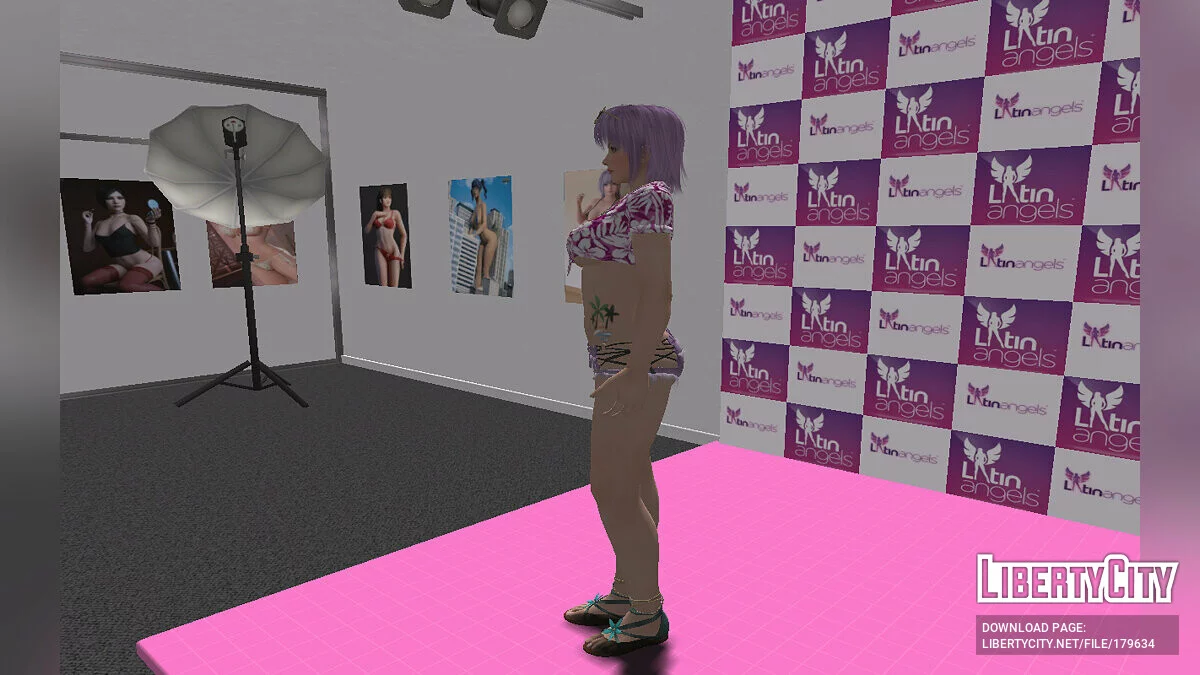 Ayane in a sexy outfit / GTA San Andreas