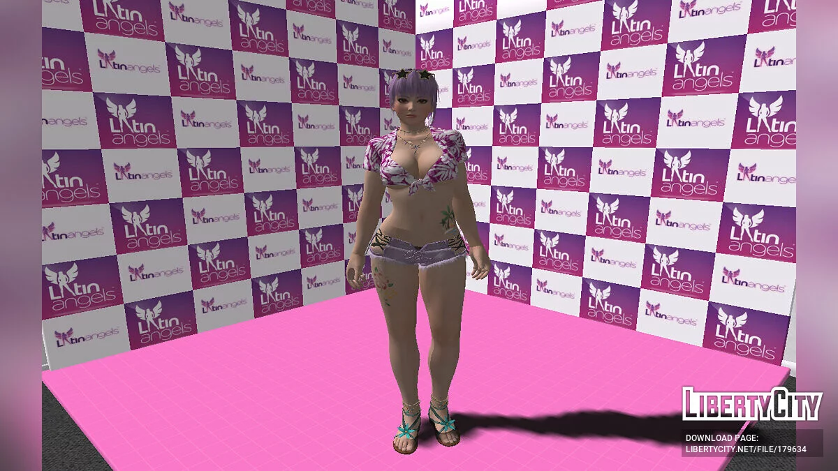 Ayane in a sexy outfit / GTA San Andreas