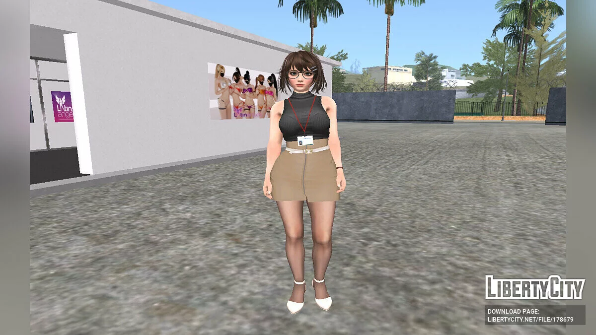 Tsukushi dalam Pakaian Kantor / GTA San Andreas