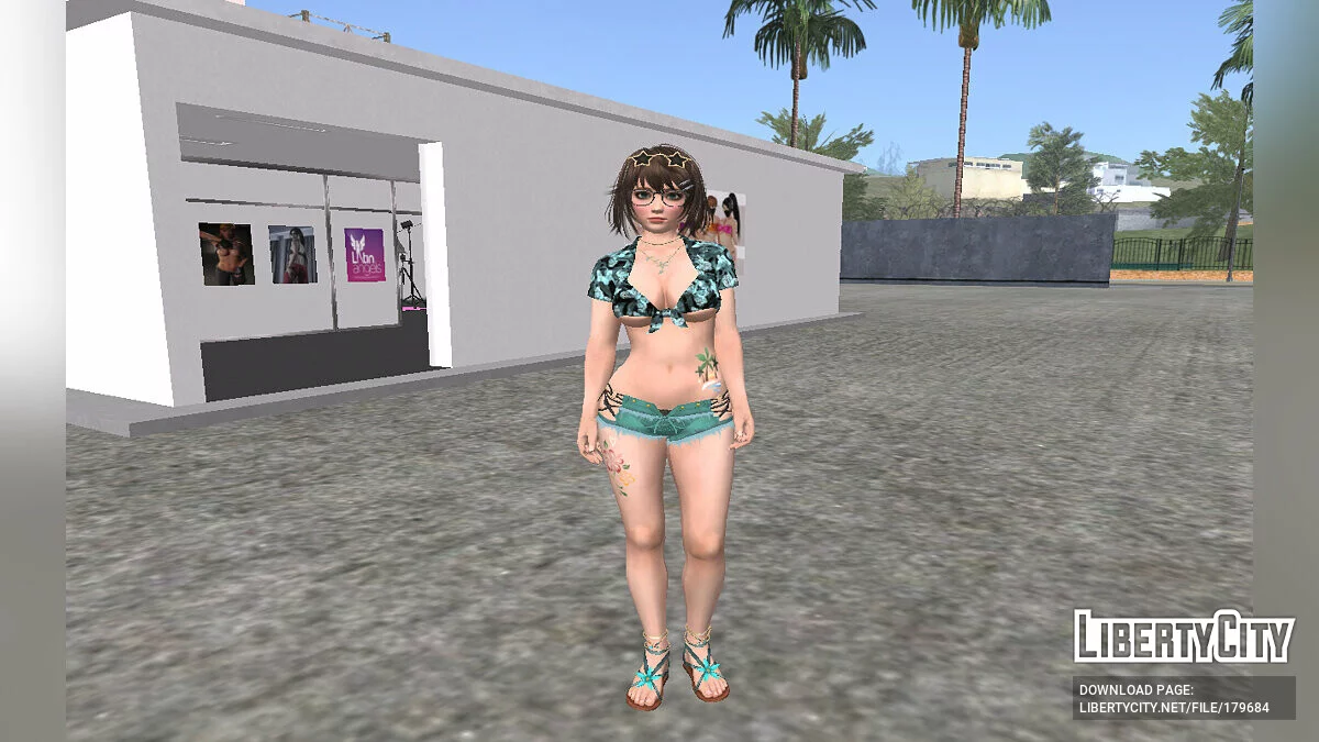 Tsukushi in a sexy outfit / GTA San Andreas