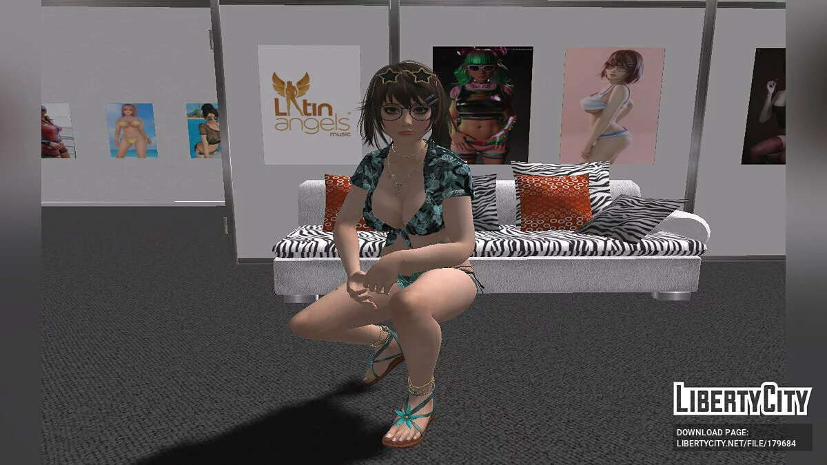 Tsukushi in a sexy outfit / GTA San Andreas