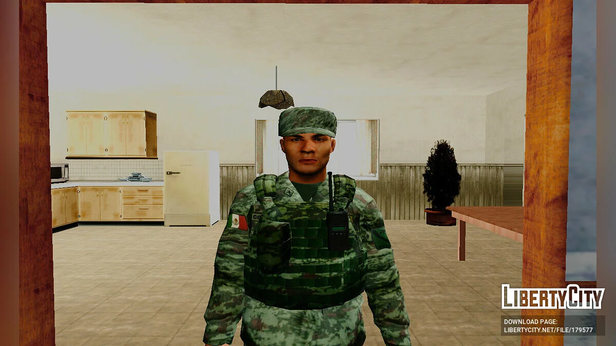 Two soldiers from the Mexican Ground Forces / GTA San Andreas