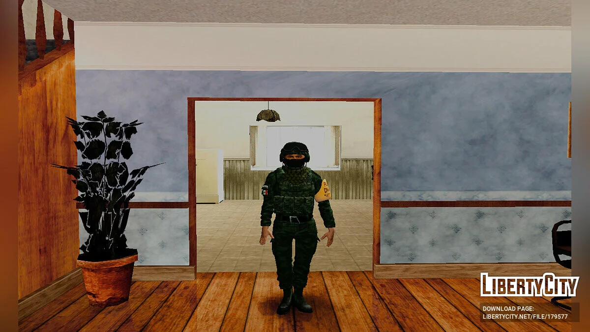 Two soldiers from the Mexican Ground Forces / GTA San Andreas