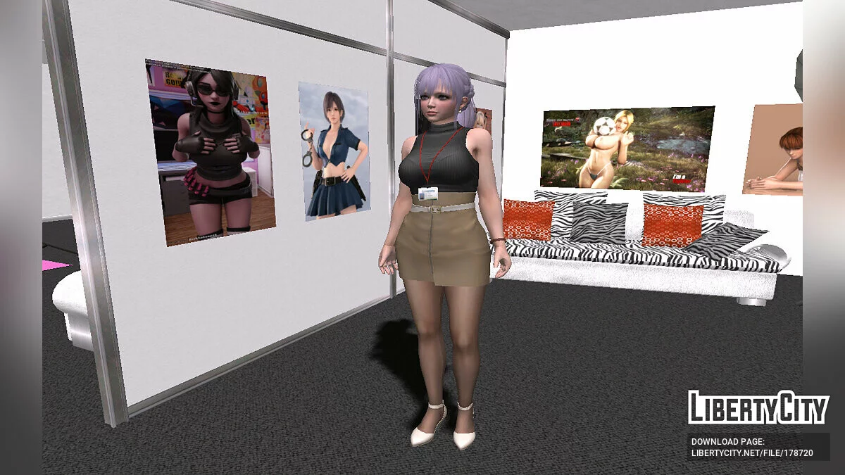 Fiona in Office wear / GTA San Andreas
