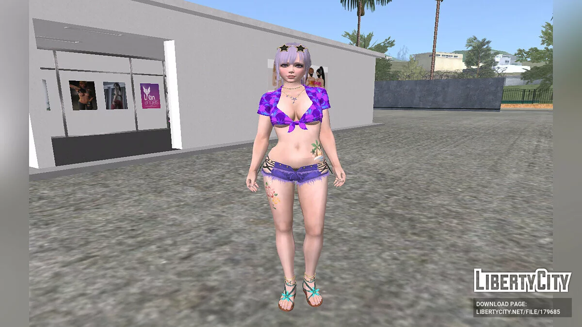 Fiona in a sexy outfit / GTA San Andreas