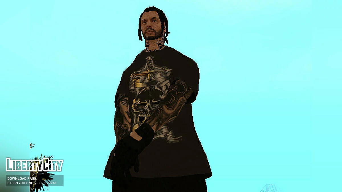 Chico con ropa oscura de GTA Online / GTA San Andreas