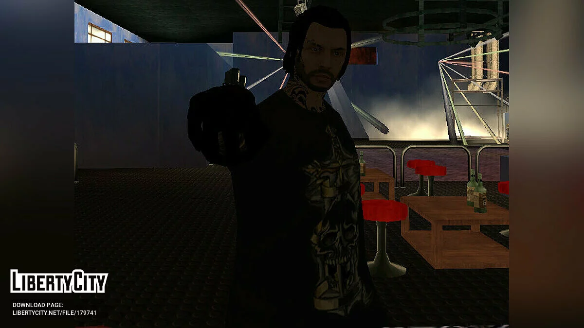 Chico con ropa oscura de GTA Online / GTA San Andreas