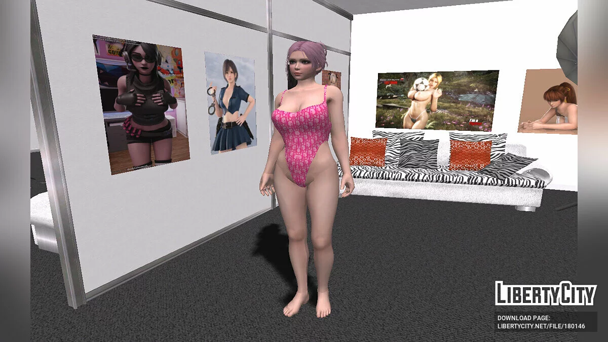 Alice in a Dior swimsuit / GTA San Andreas