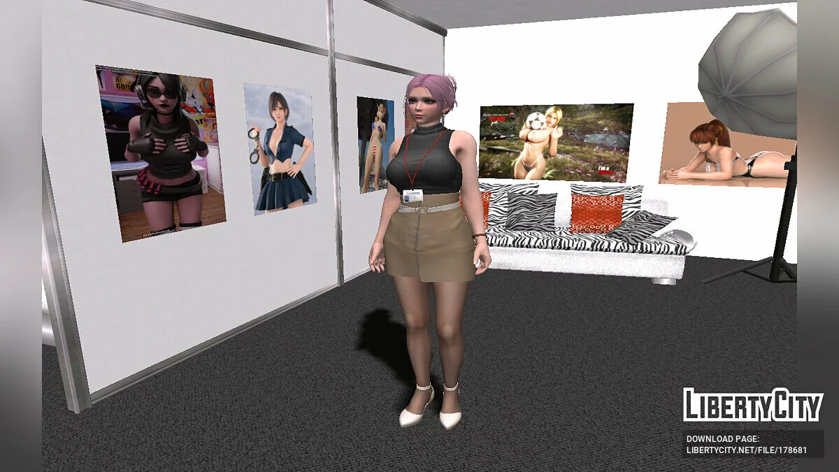 Elise dalam Pakaian Kantor / GTA San Andreas
