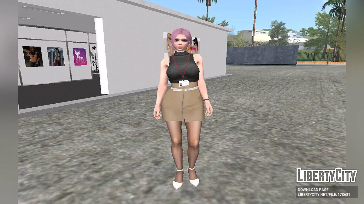 Elise dalam Pakaian Kantor / GTA San Andreas