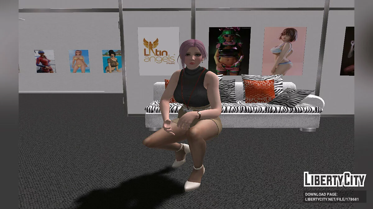 Elise dalam Pakaian Kantor / GTA San Andreas