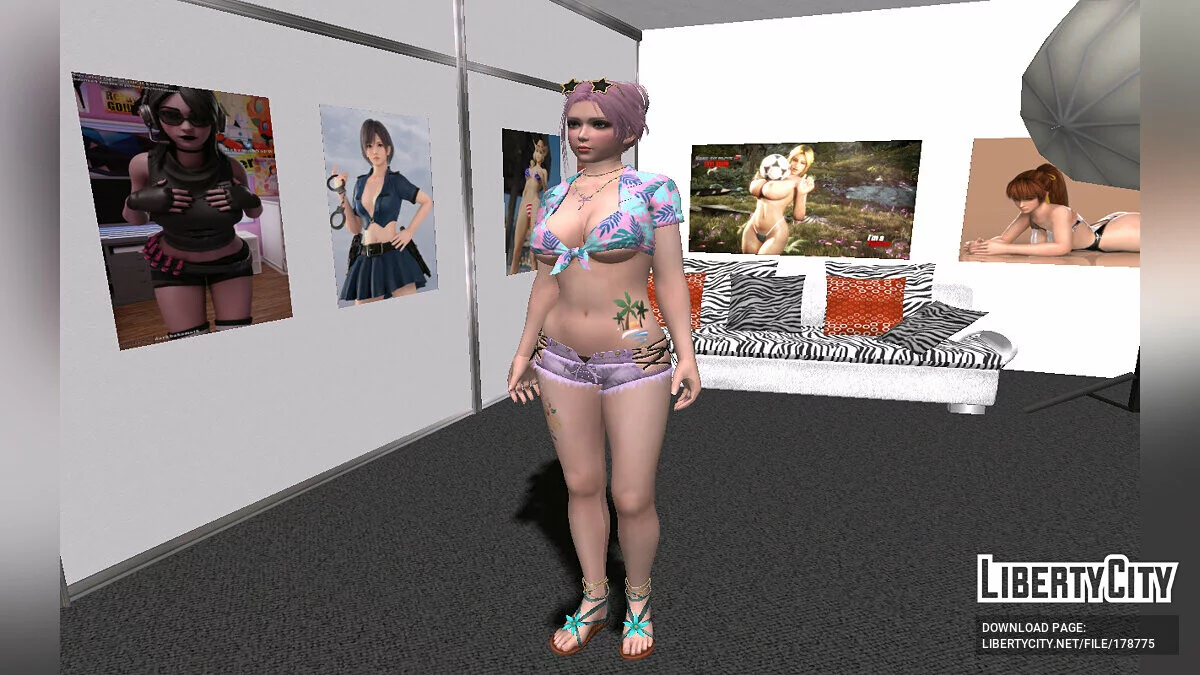Alice in a Sexy Outfit / GTA San Andreas