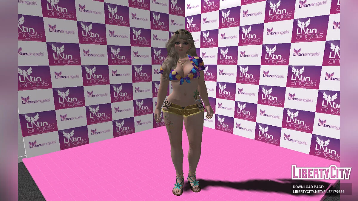 Amy in a sexy outfit / GTA San Andreas