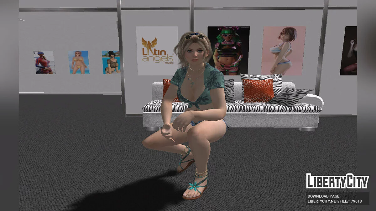 Helena Douglas in a sexy outfit / GTA San Andreas