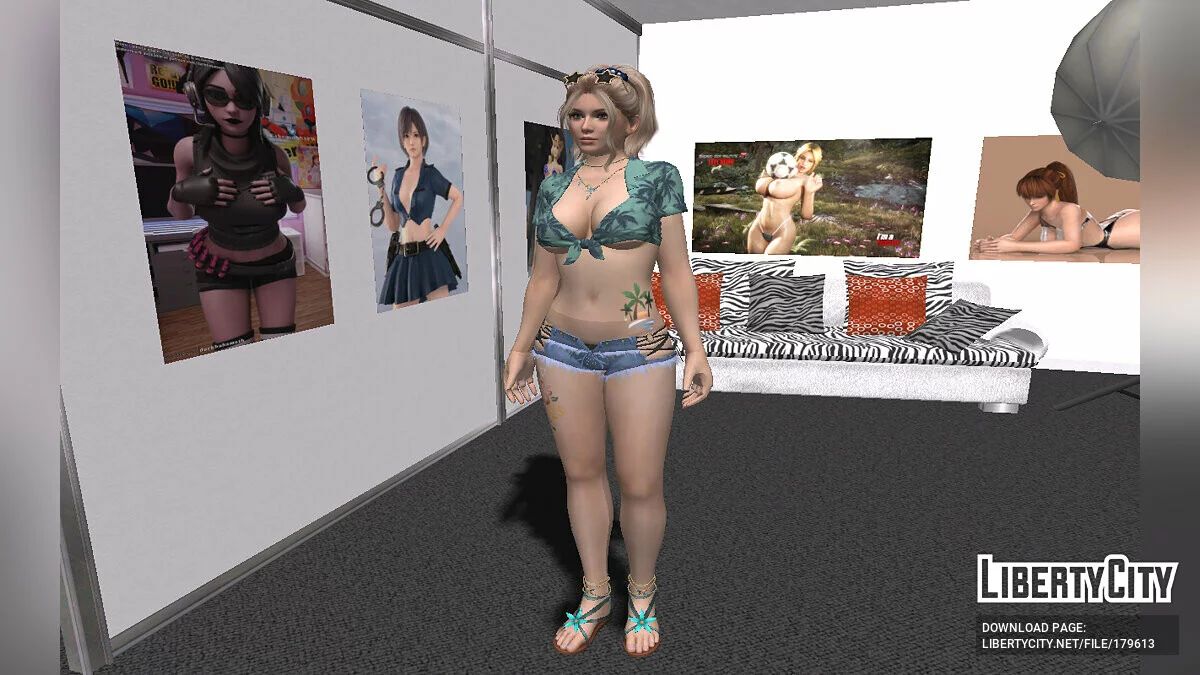 Helena Douglas in a sexy outfit / GTA San Andreas