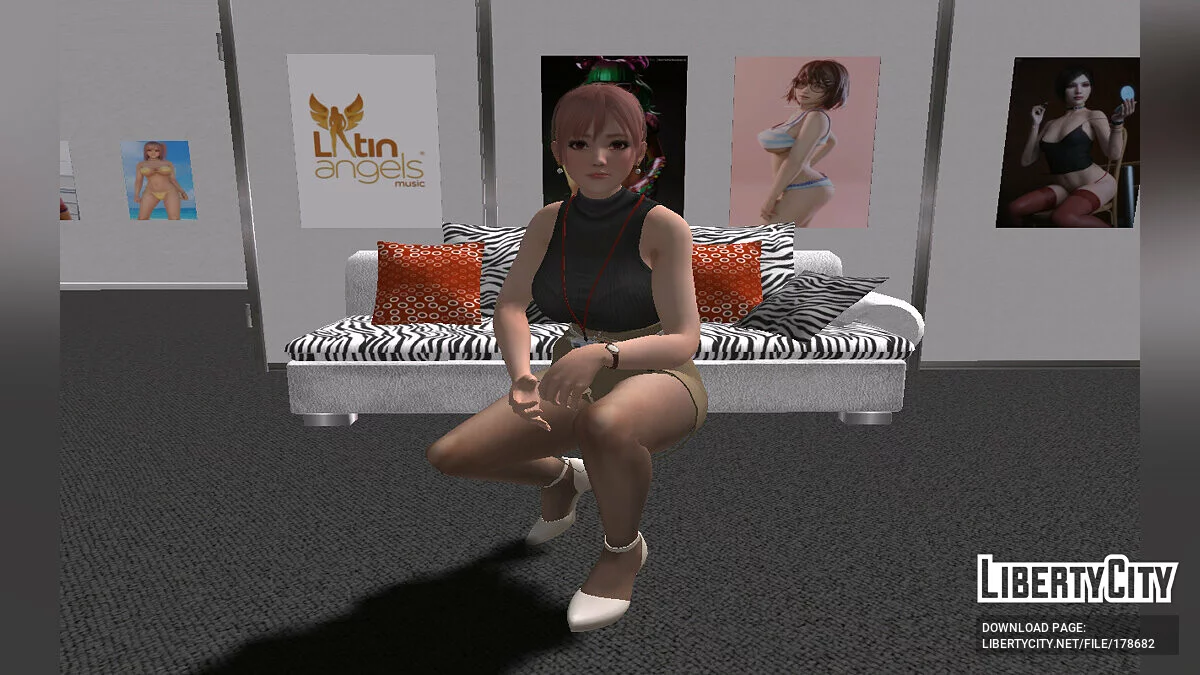 Honoka dalam Pakaian Kantor / GTA San Andreas